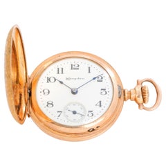 Vintage Hampden Gold Filled Ladies Pendant Pocket Watch