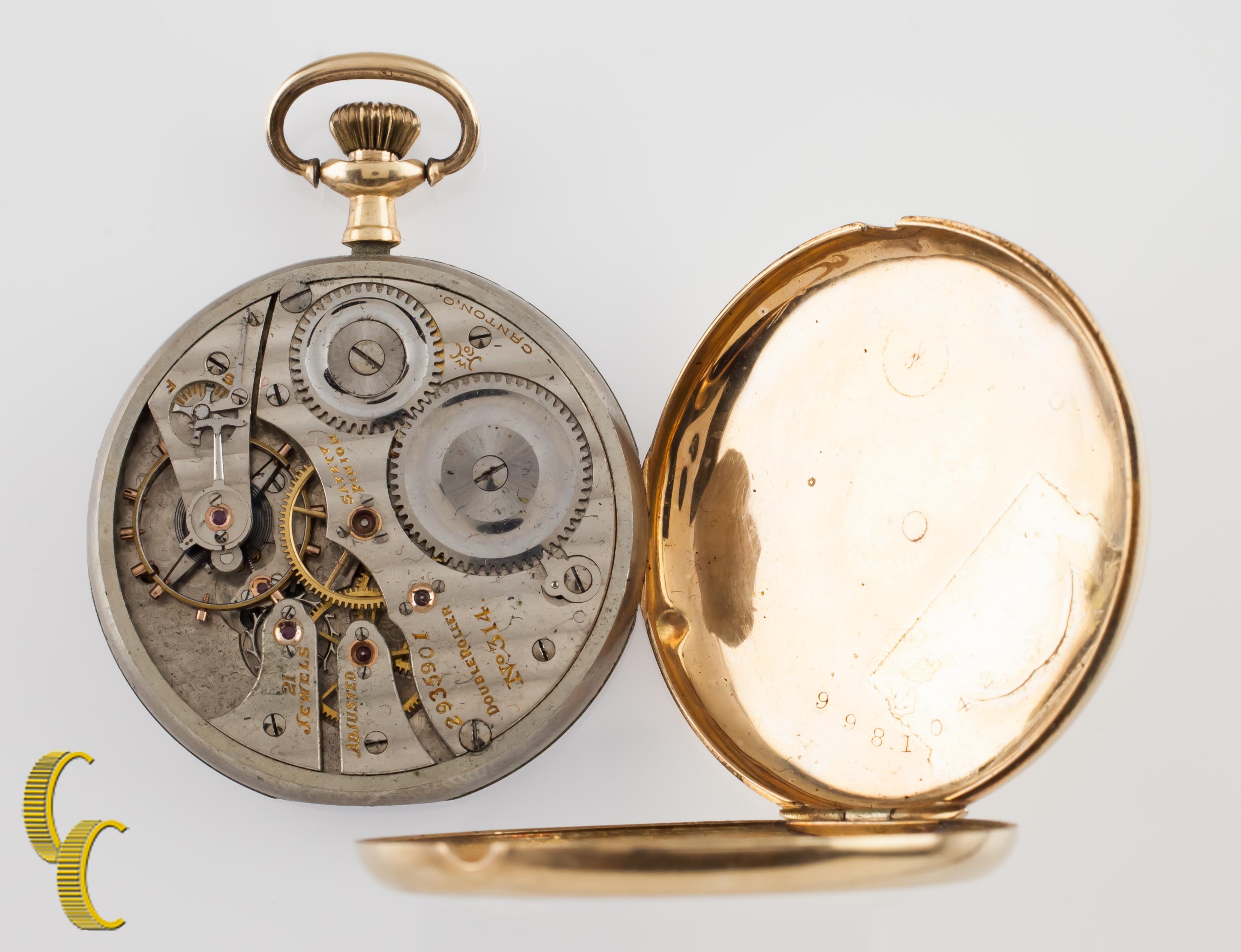 hampden pocket watch value by serial number