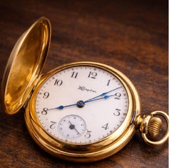 Hampden Vintage Pendant & Packet Watch ii 14K Yellow Gold