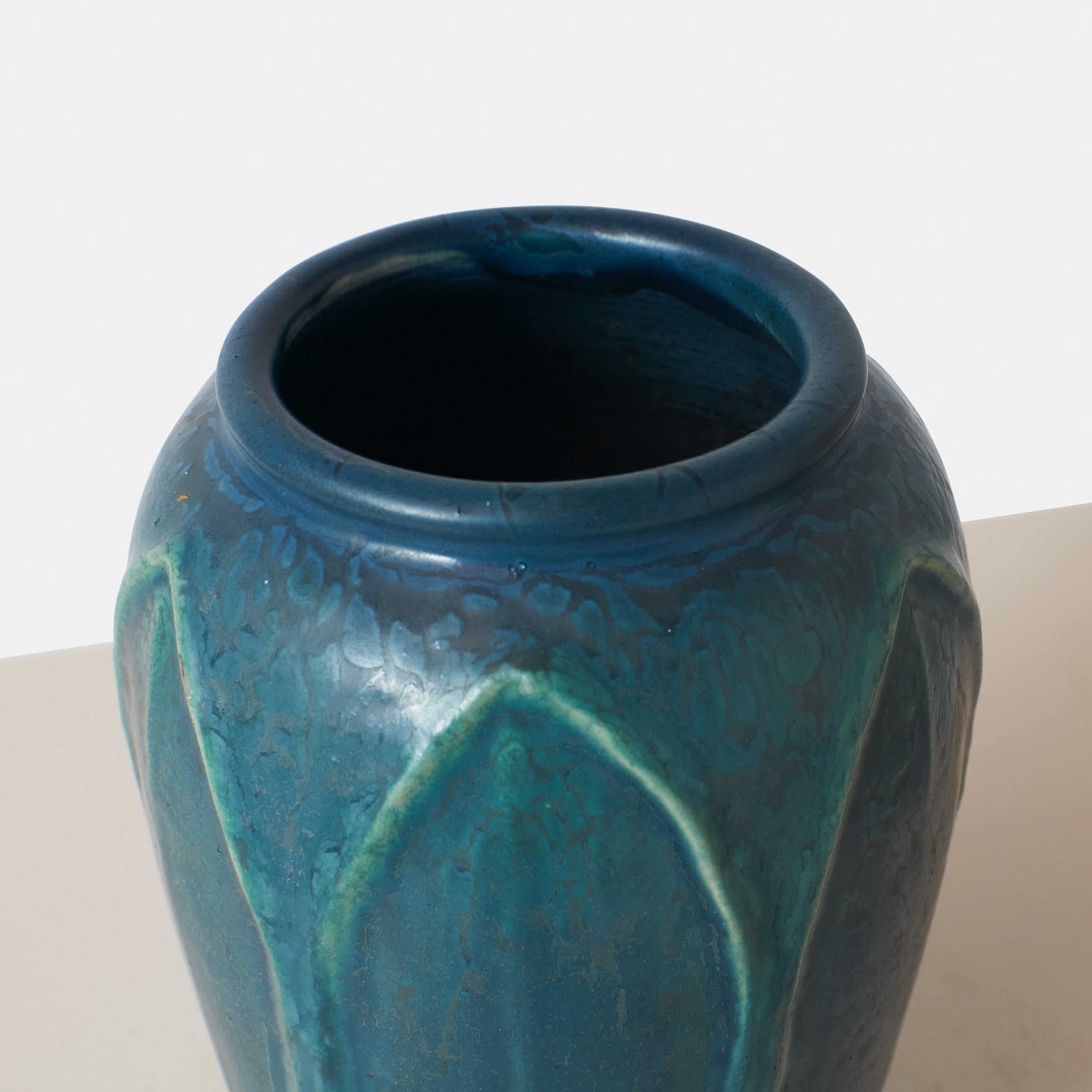 American Hampshire Pottery Vase For Sale
