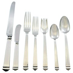 Hampton by Tiffany & Co. Sterling Silver Flatware Set 12 Service 84 Pcs Dinner