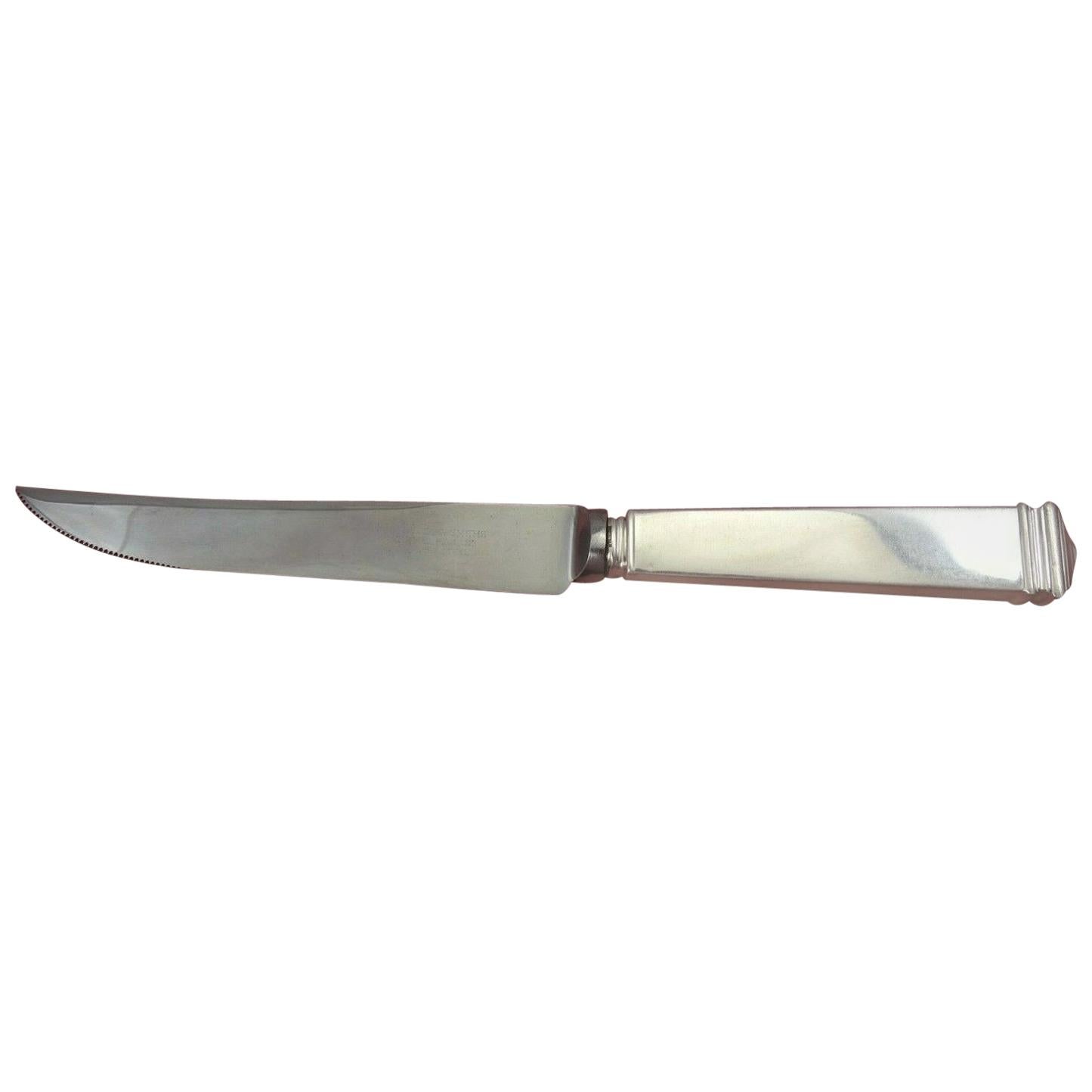 Hampton by Tiffany and Co Sterling Silver Steak Knife Not Tiffany Blade