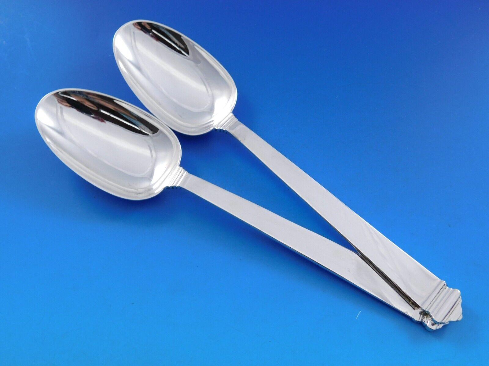 Ensemble de couverts en argent sterling pour 12 personnes 138 pièces du dîner Hampton par Tiffany en vente 3