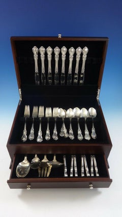 Hampton Court by Reed & Barton Sterling Silver Flatware Set 8 Service 54 Pieces