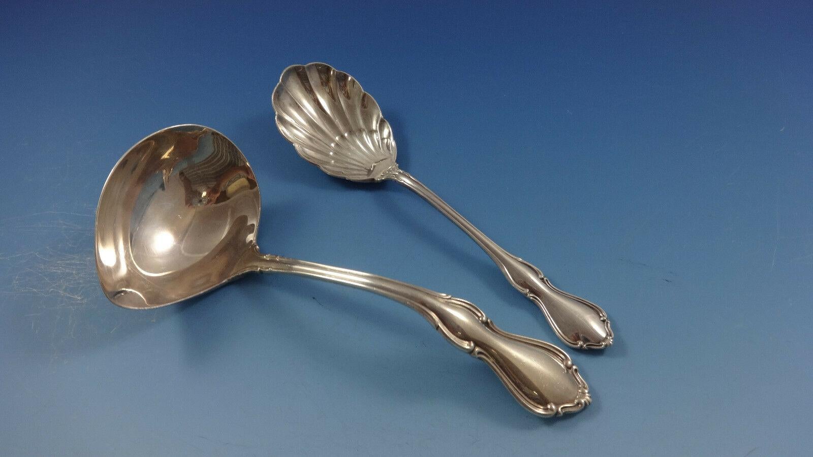 Reed & Barton Hampton Court Sterling Silver Butter Spreader Knife - 6 3/8" - Modern HH