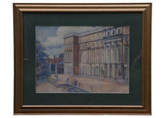 Hampton Court Glazed Framed Watercolour by Sydney Tushingham British 1884-1968