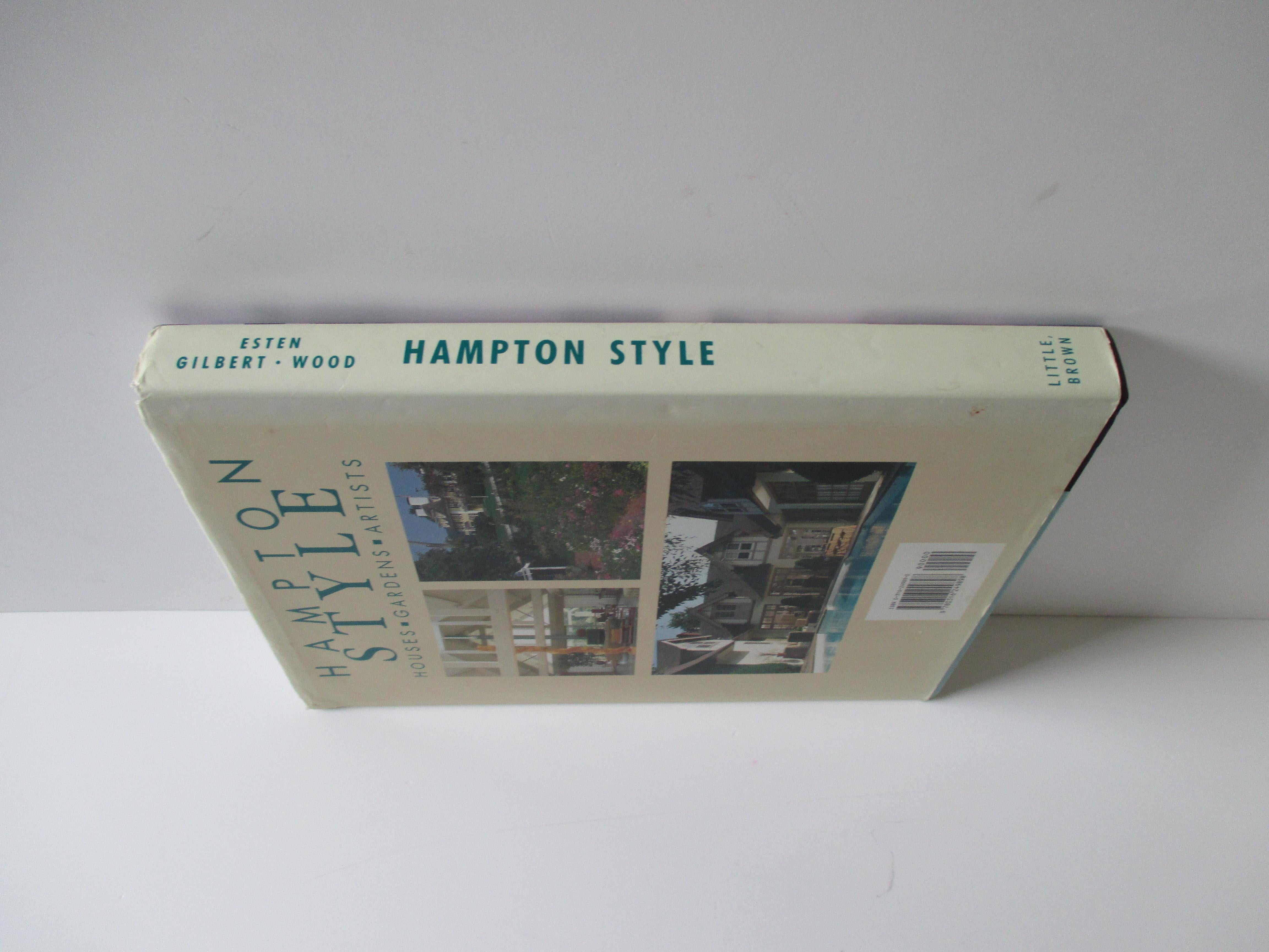 Hampton Style Houses, Gardens, Artists Hardcover In Good Condition In Oakland Park, FL