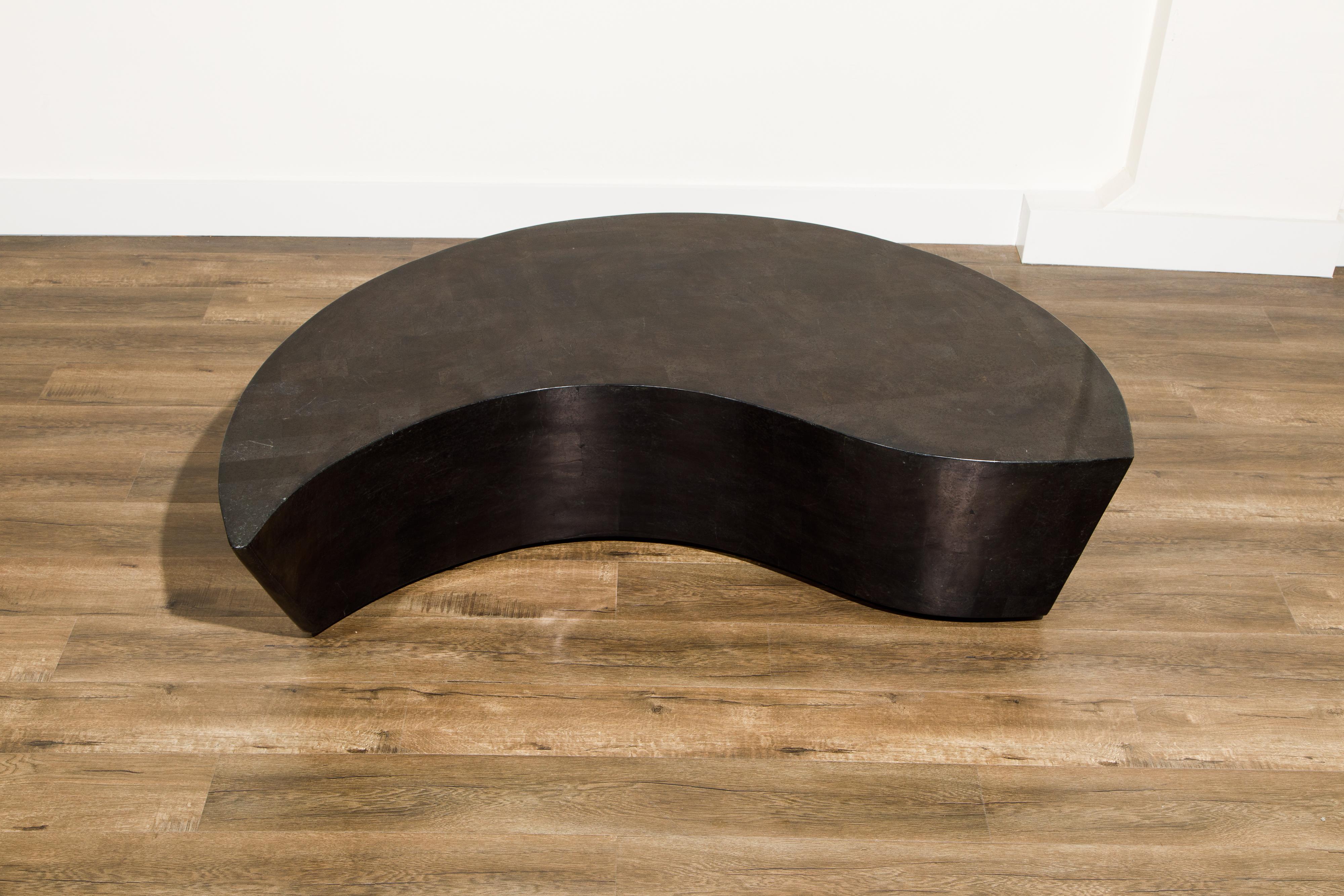 'Hampton' Tessellated Stone Coffee Table by Marquis Collection of Beverly Hills 8