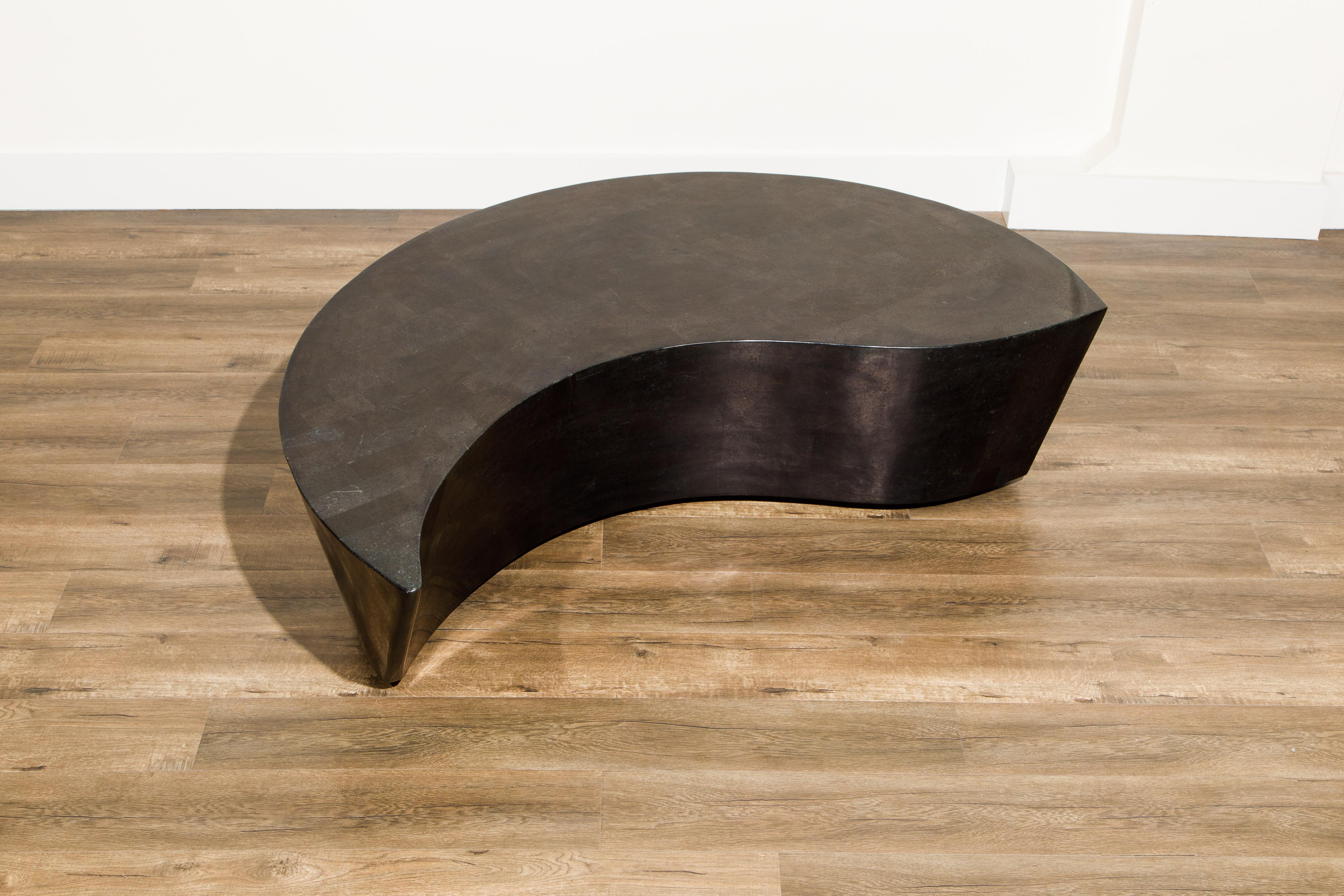 'Hampton' Tessellated Stone Coffee Table by Marquis Collection of Beverly Hills 9