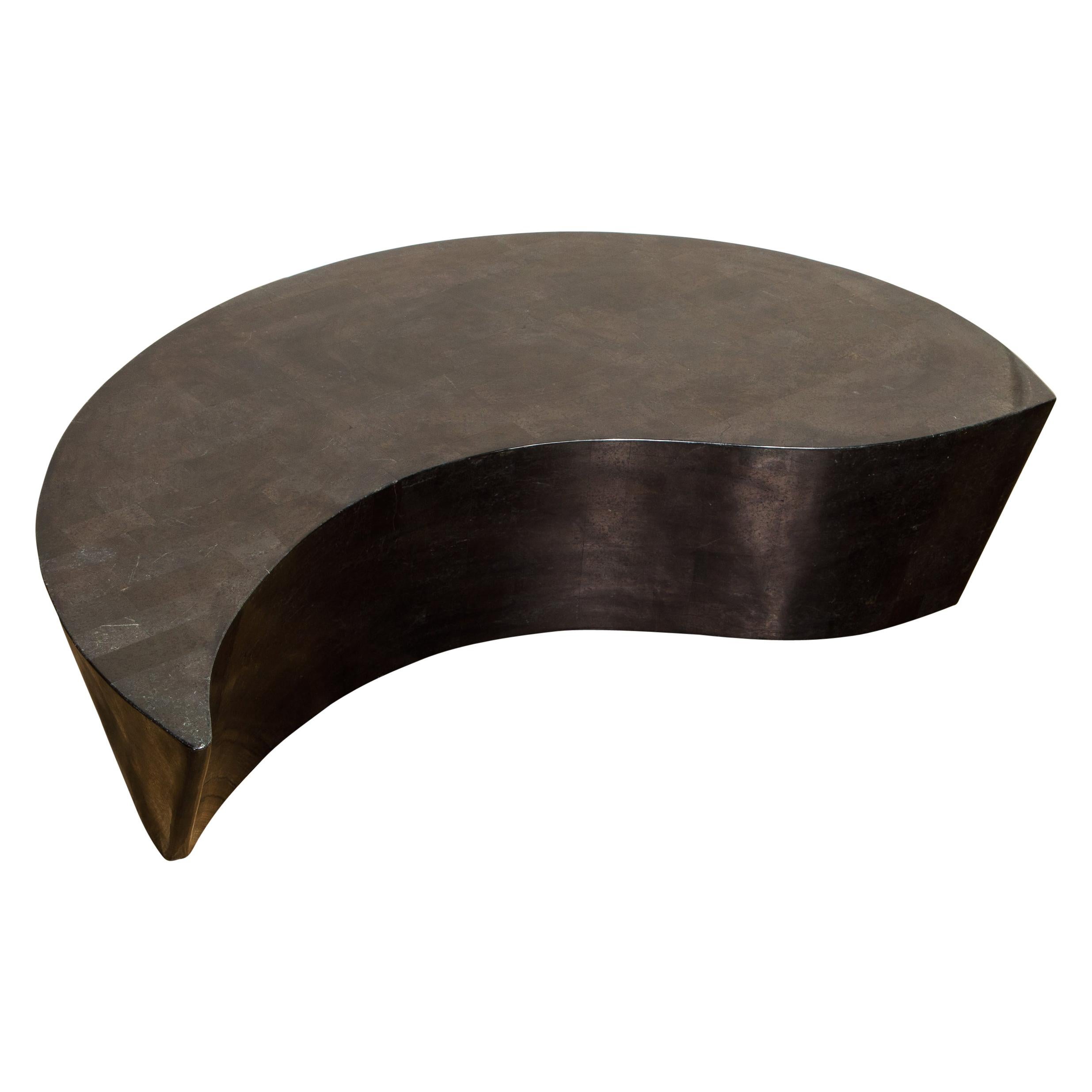 'Hampton' Tessellated Stone Coffee Table by Marquis Collection of Beverly Hills