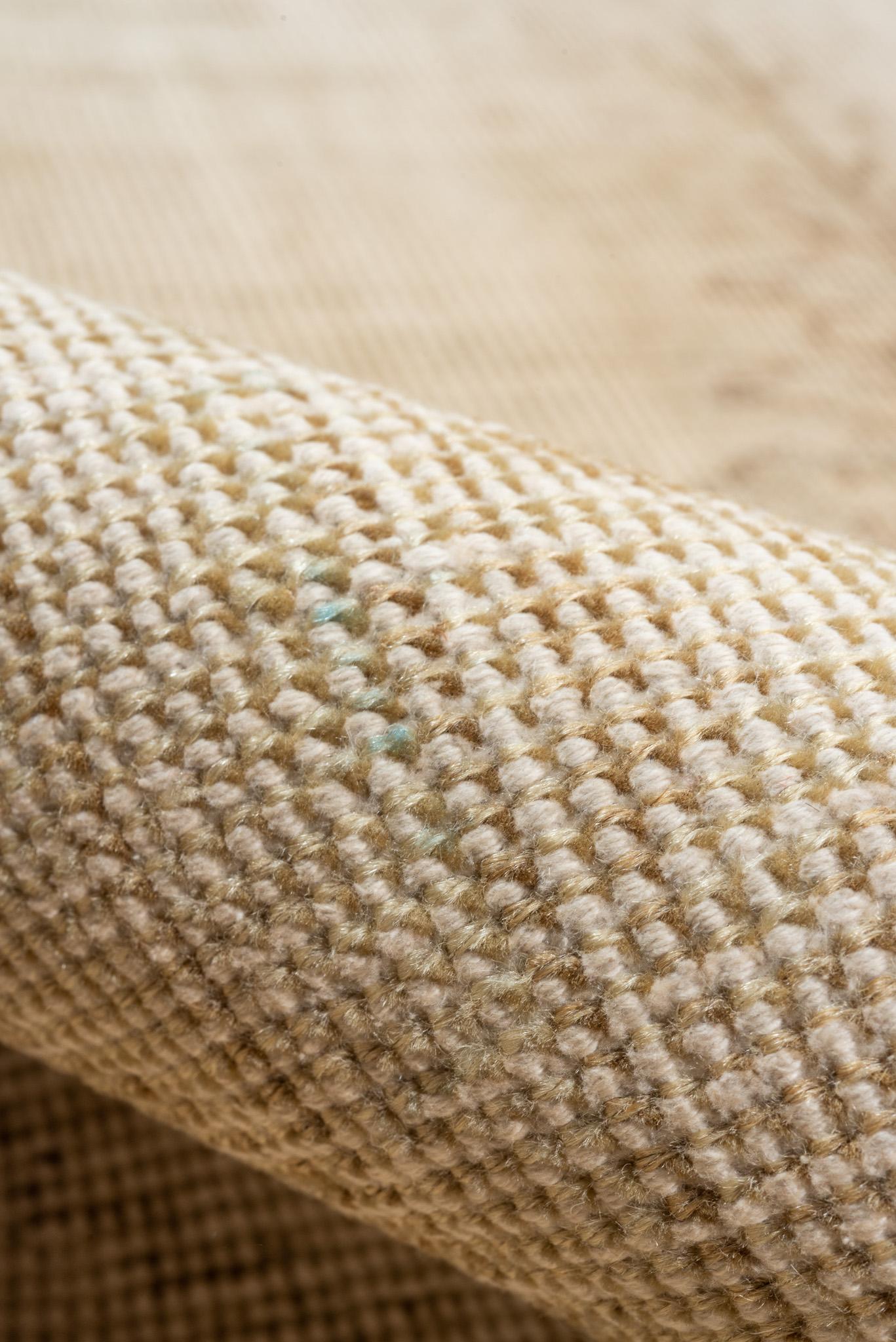 Golden Sand Tabriz in a Vintage Wash For Sale 2