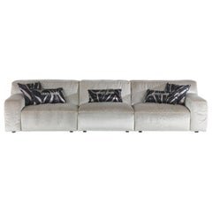 21st Century Hamptons.2 Modular Sofa in Fabric by Roberto Cavalli Home Interiors