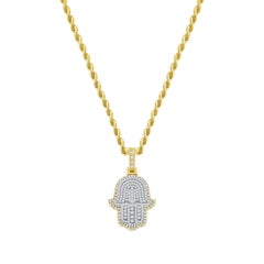 Hamsa Diamond Necklace