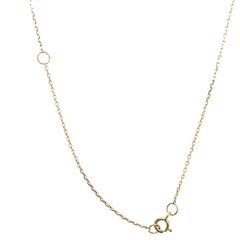 Hamsa pave set 9ct Gold Diamond Necklace on 9ct Yellow Gold Chain (18″/16″)