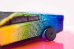 "Fiber Truck - Pride Edition", Full Color Spectrum in Dimensional Embroidery