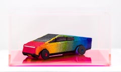"Fiber Truck - Pride Edition", Full Color Spectrum in Dimensional Embroidery
