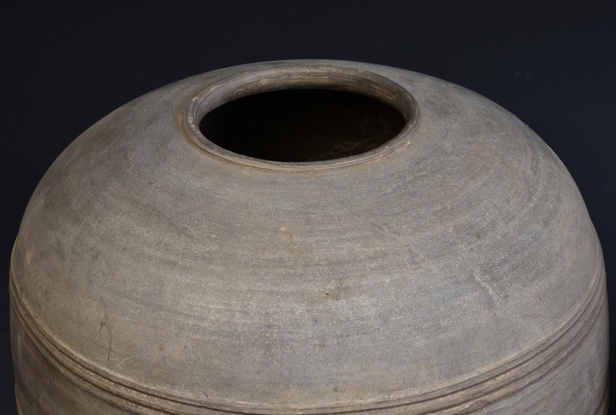 Chinois Dynastie Han, Paire de jarres de grenier en poterie chinoise ancienne en vente