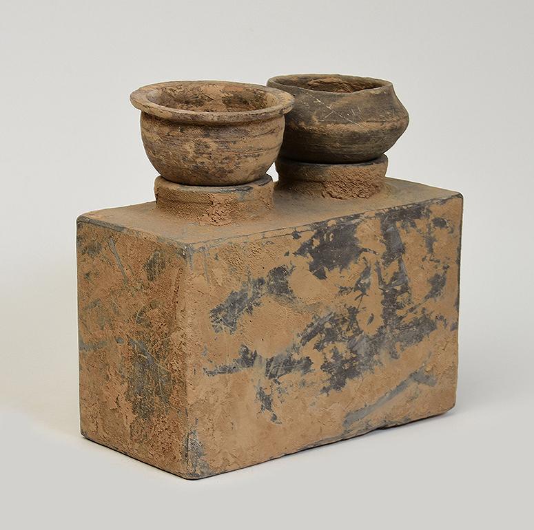 Han Dynasty, A Set of Antique Chinese Pottery Stove For Sale 1