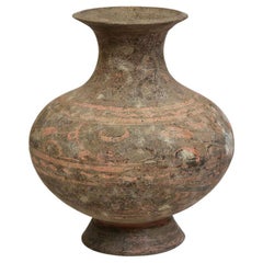 Dynastie Han, Jarre ancienne en poterie chinoise peinte