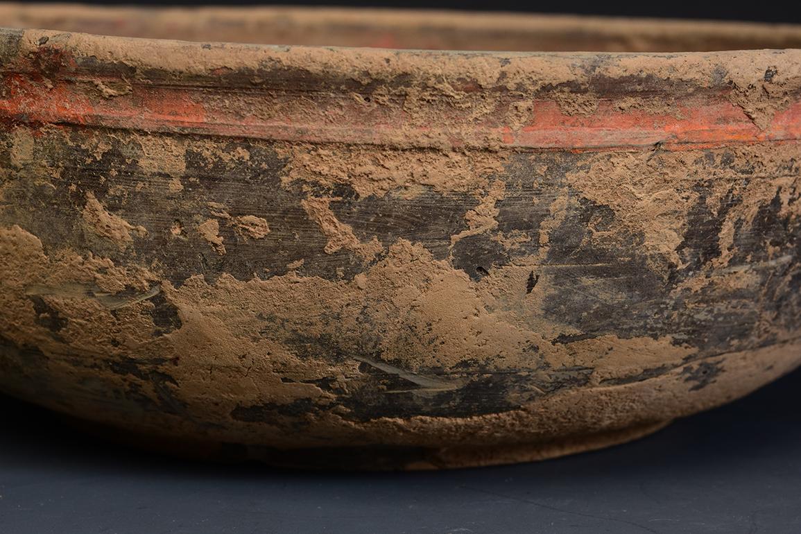 18th Century and Earlier Han Dynasty, Antique Chinese Pottery Bowl