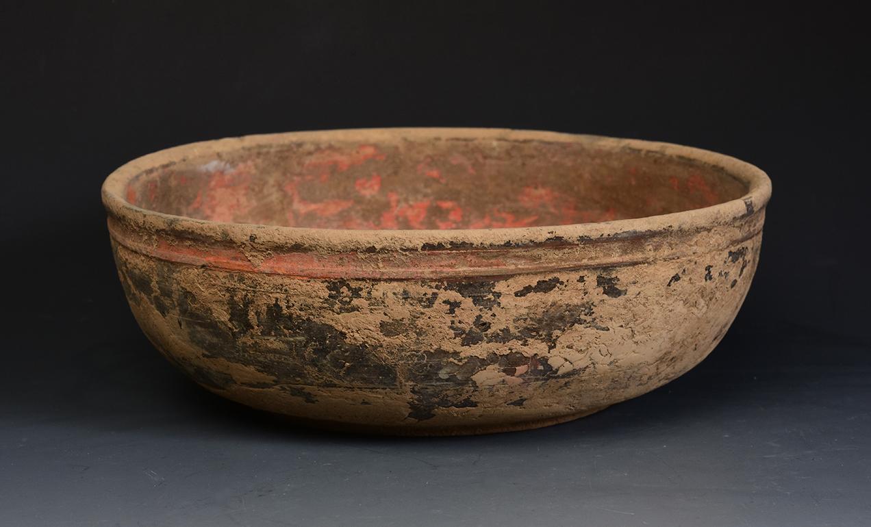 Han Dynasty, Antique Chinese Pottery Bowl 1