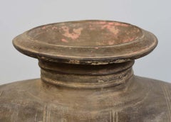 Han Dynasty, Antique Chinese Pottery Cocoon Jar