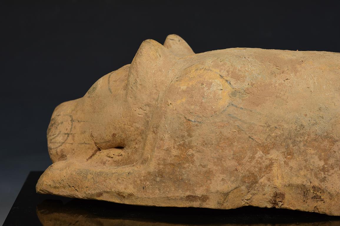 Han Dynasty, Antique Chinese Pottery Dog 3