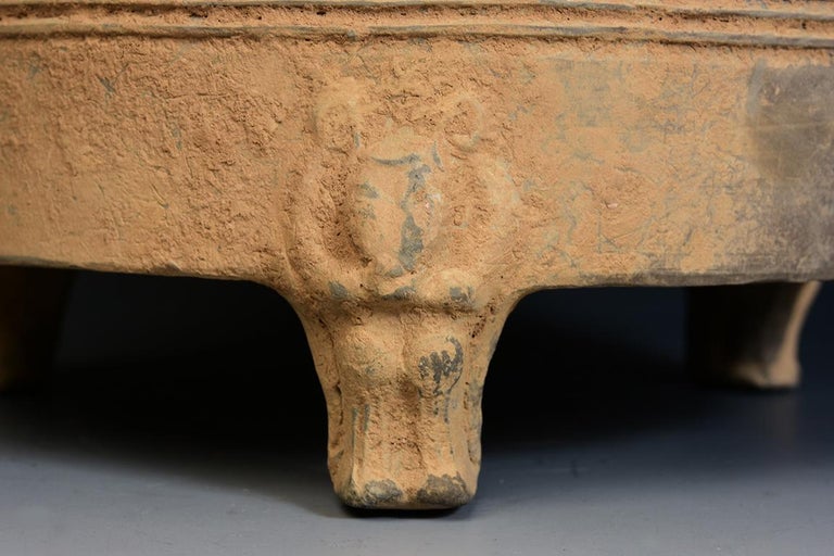 Han Dynasty, Antique Chinese Pottery Granary Jar For Sale at 1stDibs