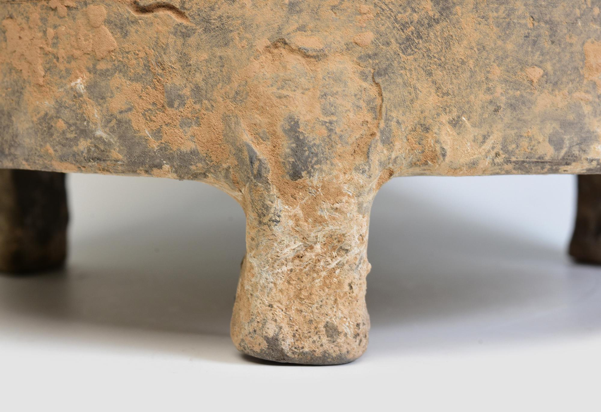 Han Dynasty, Antique Chinese Pottery Granary Jar in vendita 6