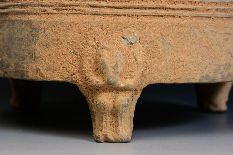 Han Dynasty, Antique Chinese Pottery Granary Jar For Sale at 1stDibs