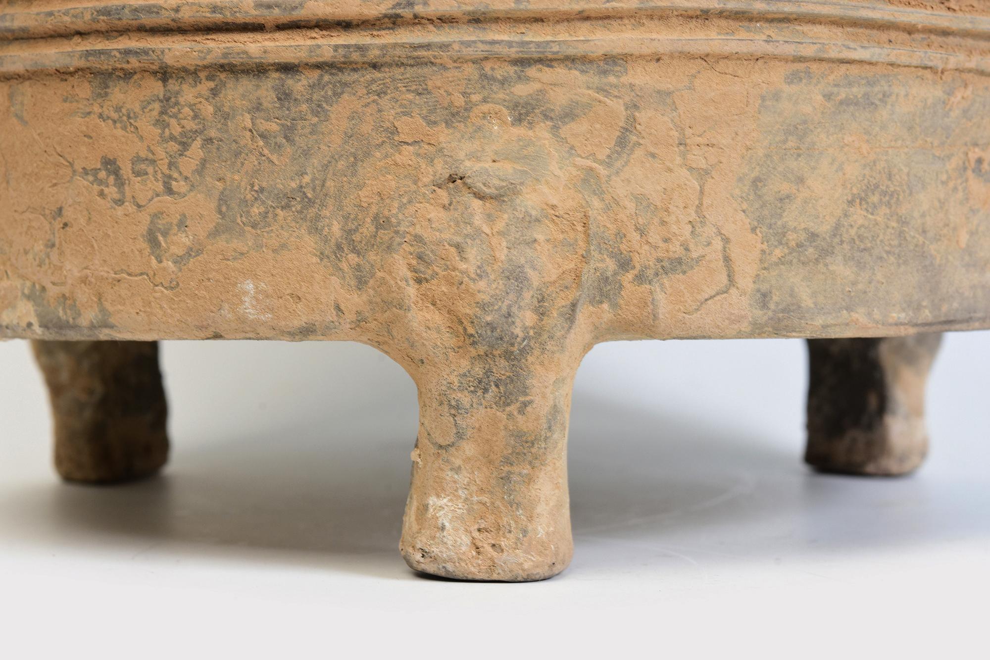 Han Dynasty, Antique Chinese Pottery Granary Jar in vendita 2