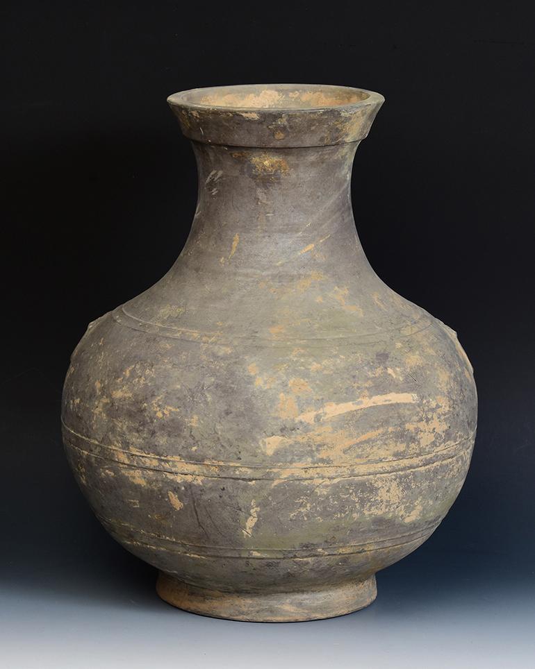 Han Dynasty, Antique Chinese Pottery Hu Jar For Sale 5