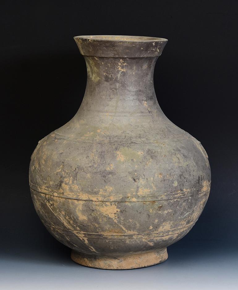Han Dynasty, Antique Chinese Pottery Hu Jar 8