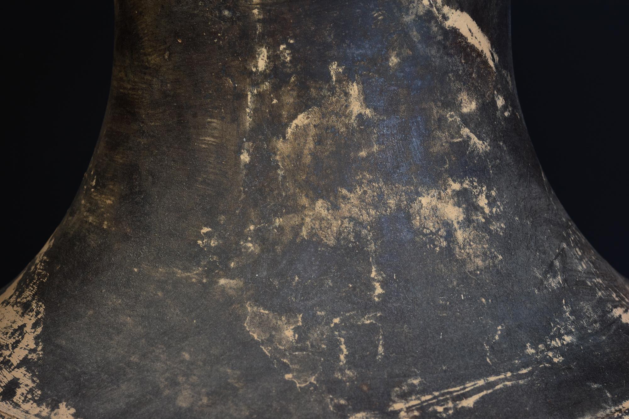 Han Dynasty, Antique Chinese Pottery Hu Jar For Sale 1