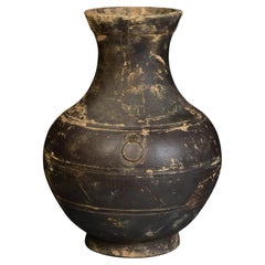 Han Dynasty, Antique Chinese Pottery Hu Jar