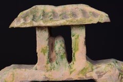 Han Dynasty, Chinese Green Glazed Pottery Model of Well with Dragon Heads