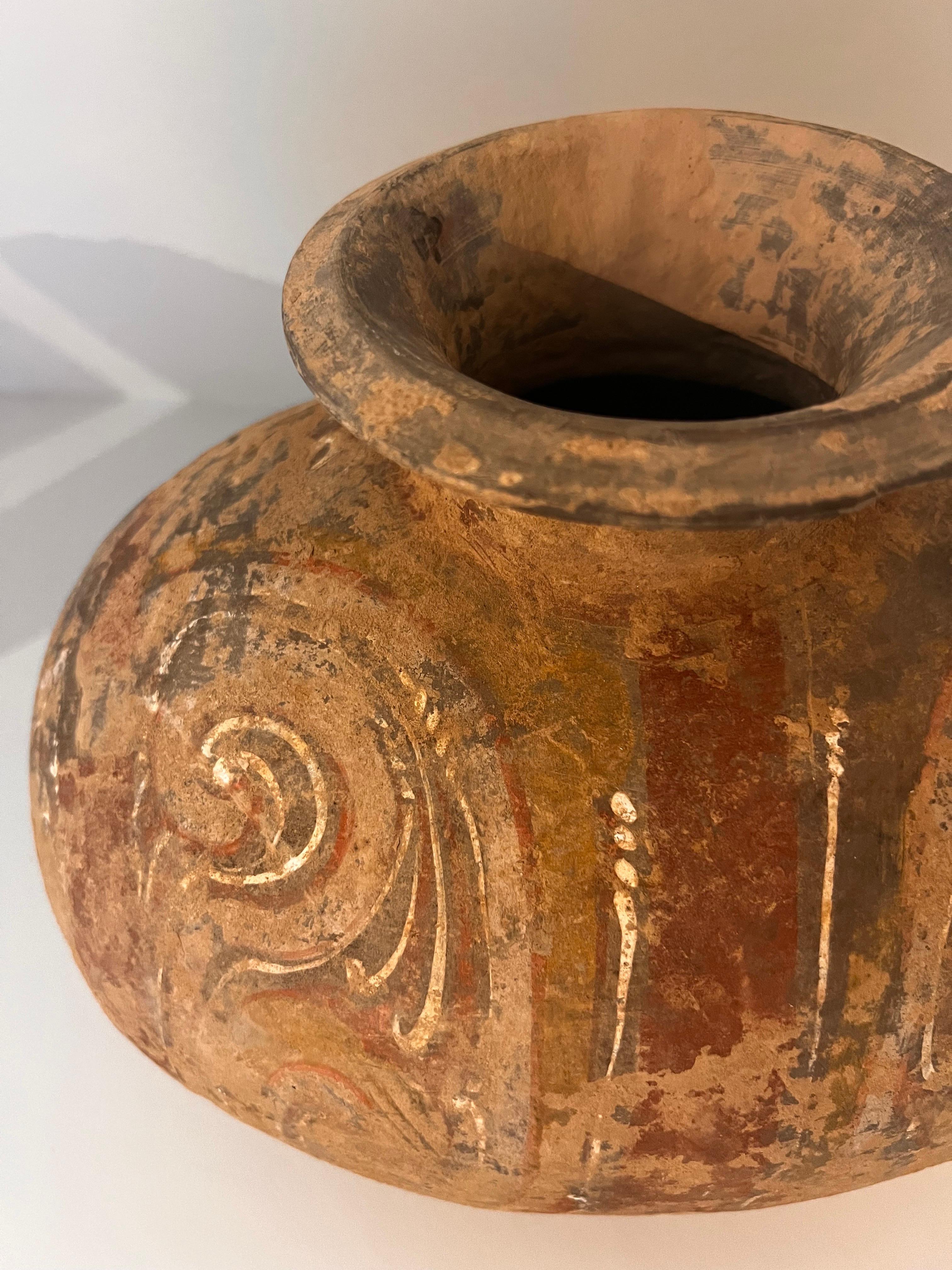 Han Dynasty Cocoon Vessel  In Good Condition For Sale In Chicago, IL