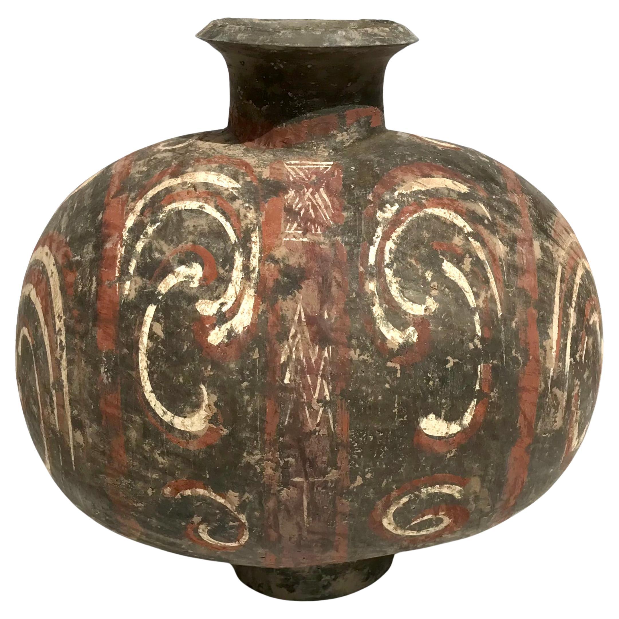 Han Dynasty Steingut Cocoon Jar