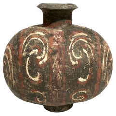 Used Han Dynasty Earthenware Cocoon Jar