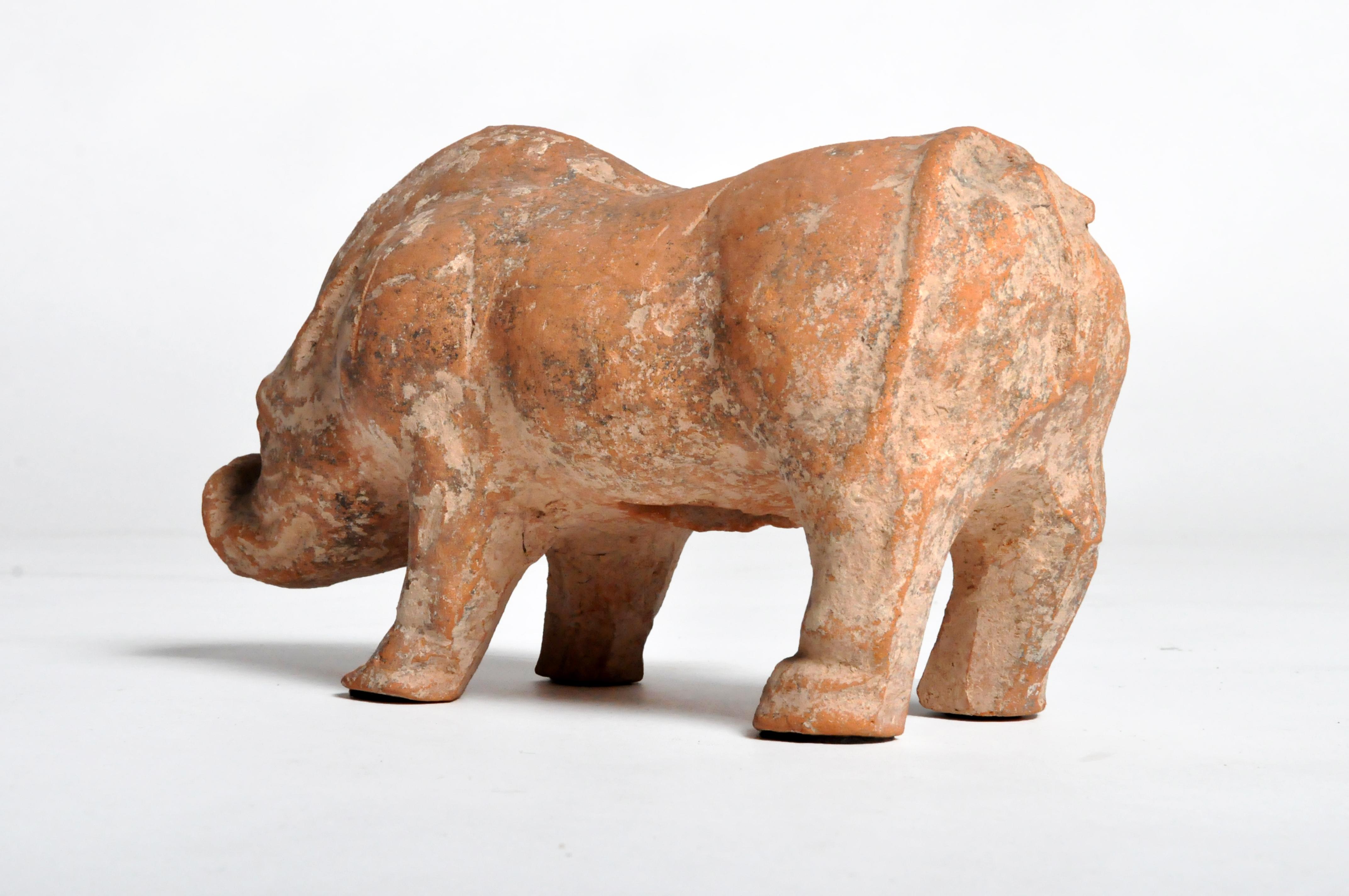 Chinese Han Dynasty Figure of a Pig