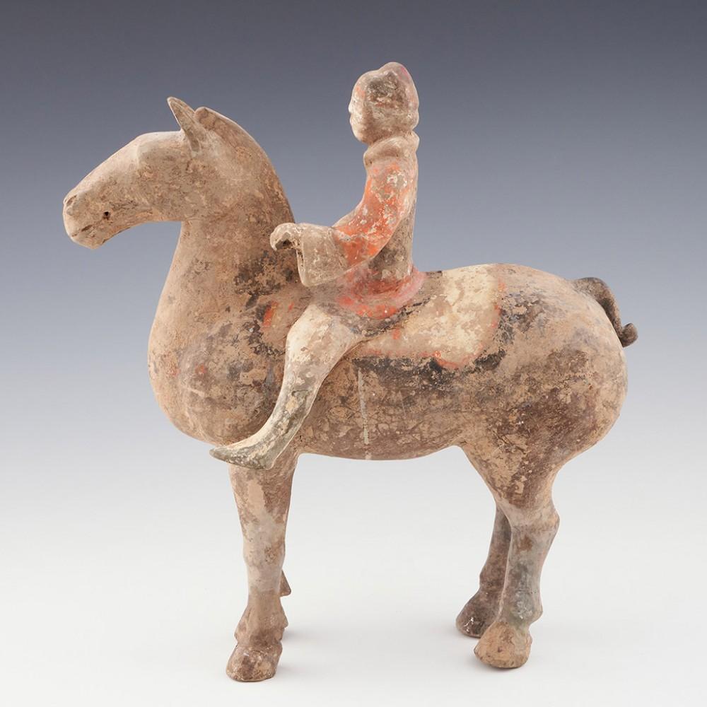 XVIIIe siècle et antérieur Sculpture de cheval de la Dynasty Han, 206BC- 209 ADS en vente