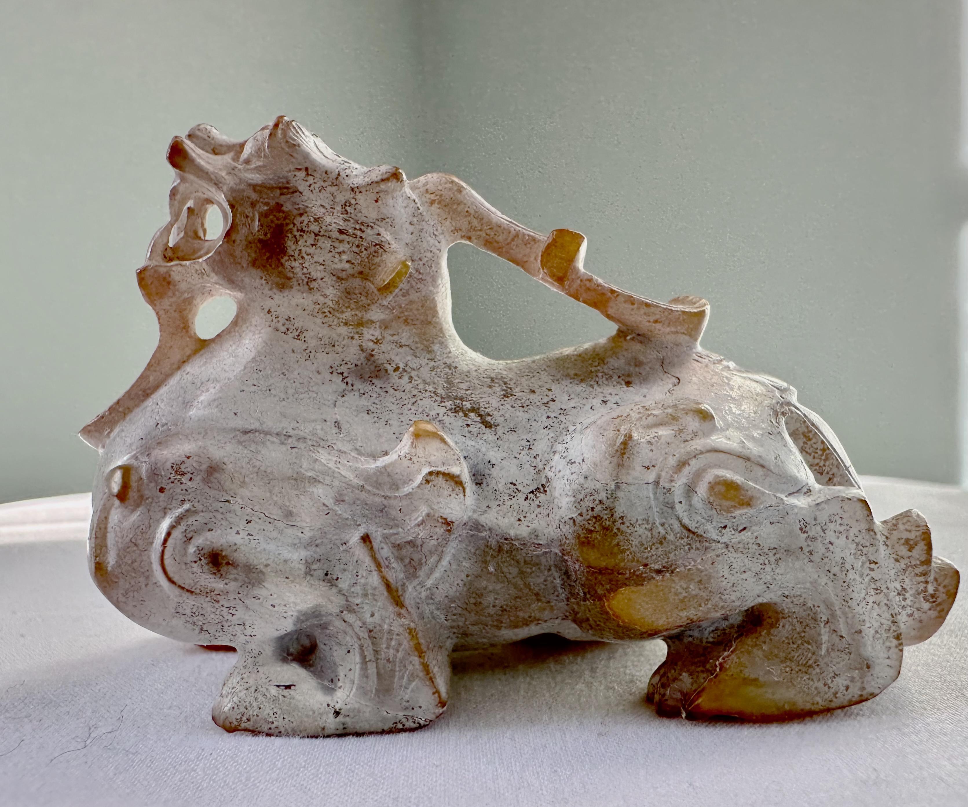 Han Dynasty Jade Bixie For Sale 4