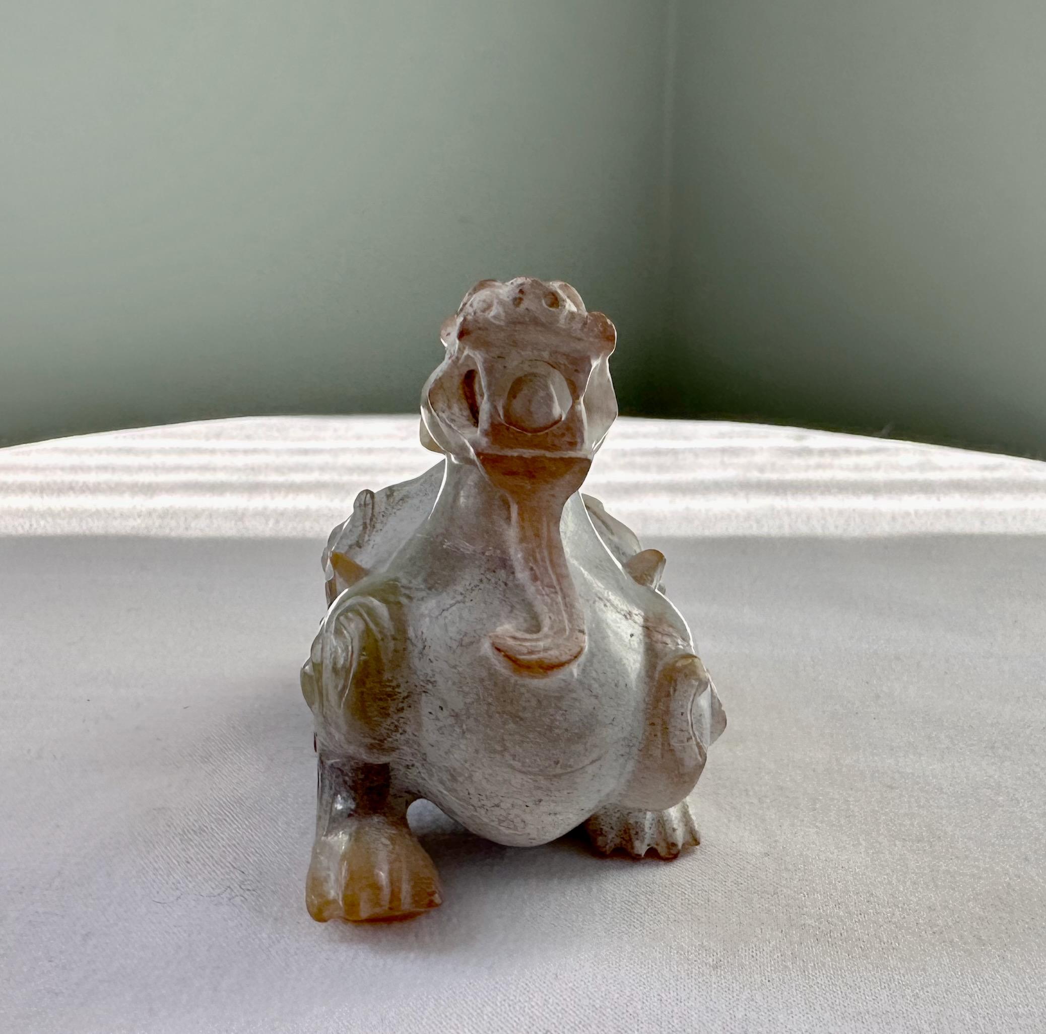 Han Dynasty Jade Bixie In Good Condition For Sale In Atlanta, GA