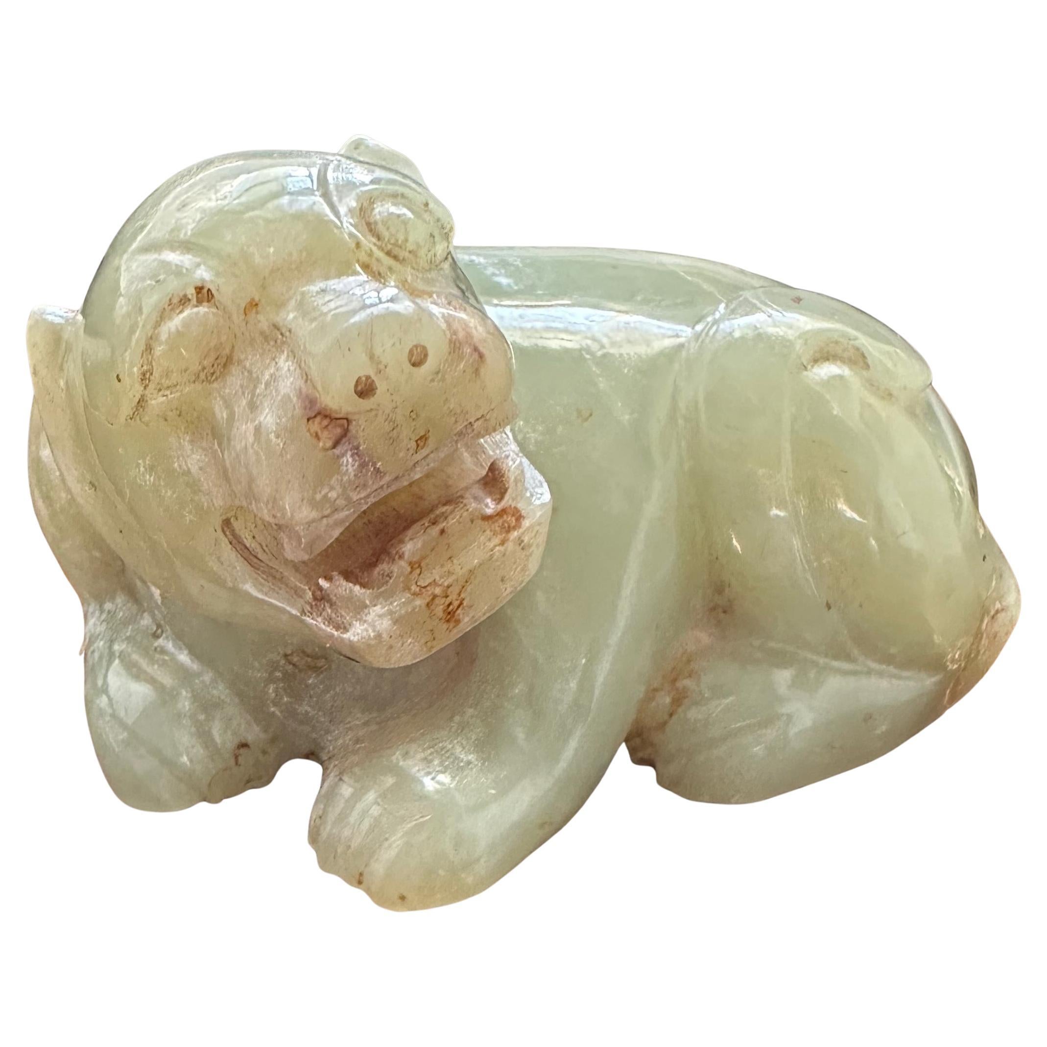 Chinese Six Dynasties Jade Lion For Sale