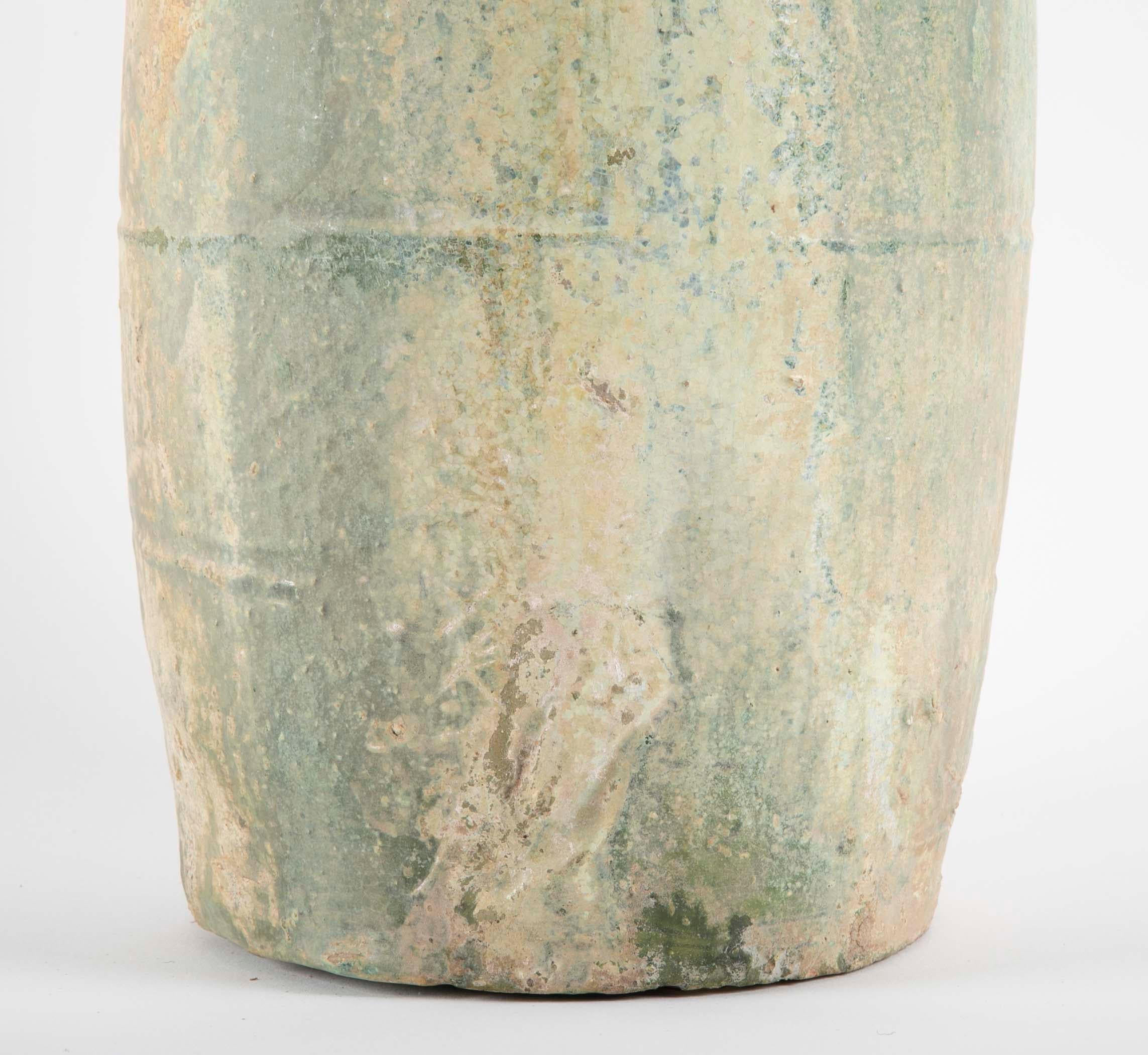 Han Dynasty Model of a Granary in Green Glazed Ceramic In Good Condition In Stamford, CT
