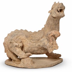 Han Dynasty Pottery Mythical Bixie Beast TL Tested