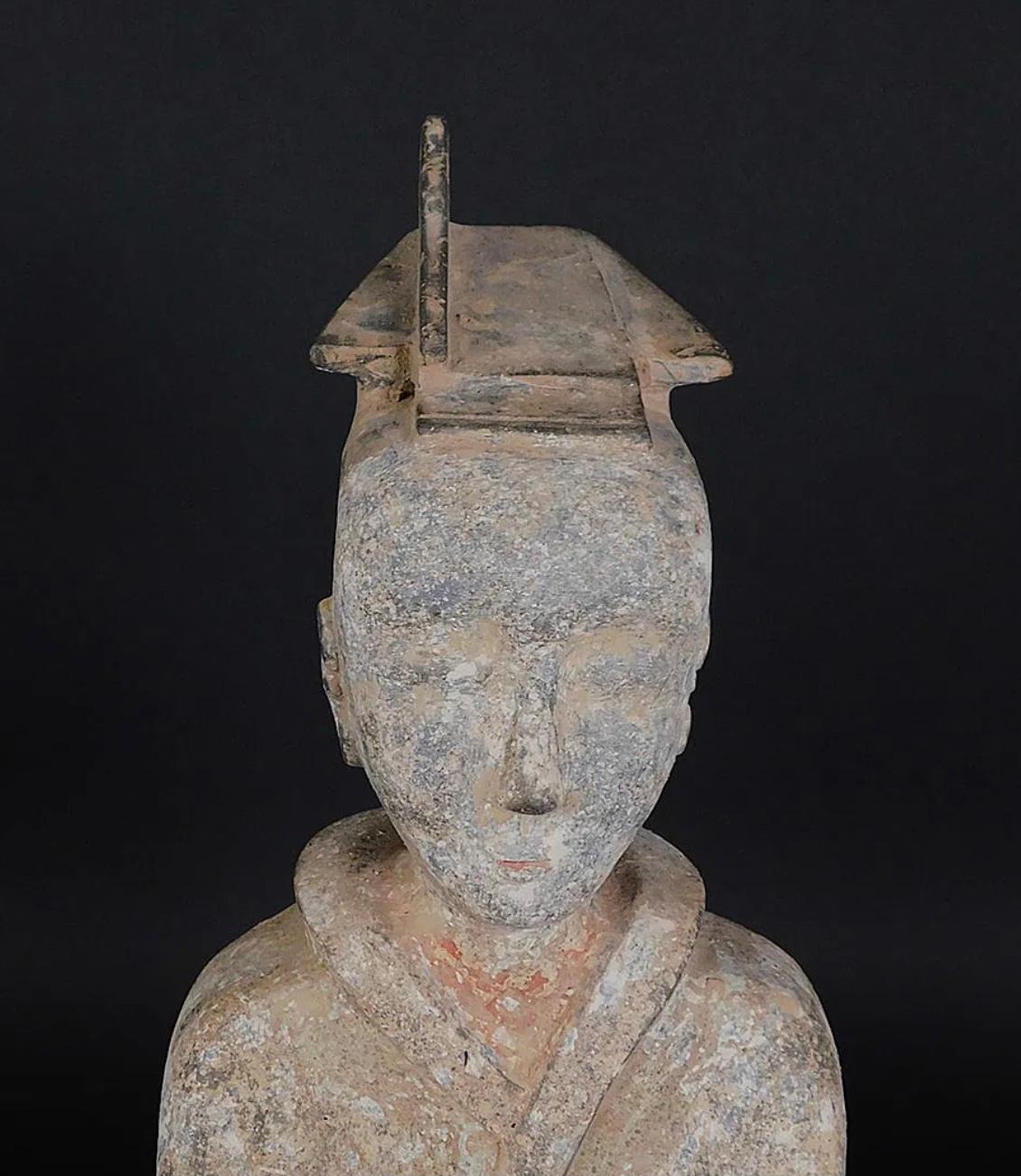 Cinese Dinastia Han Rari e Grandi Partecipanti Di Corte Testati in vendita