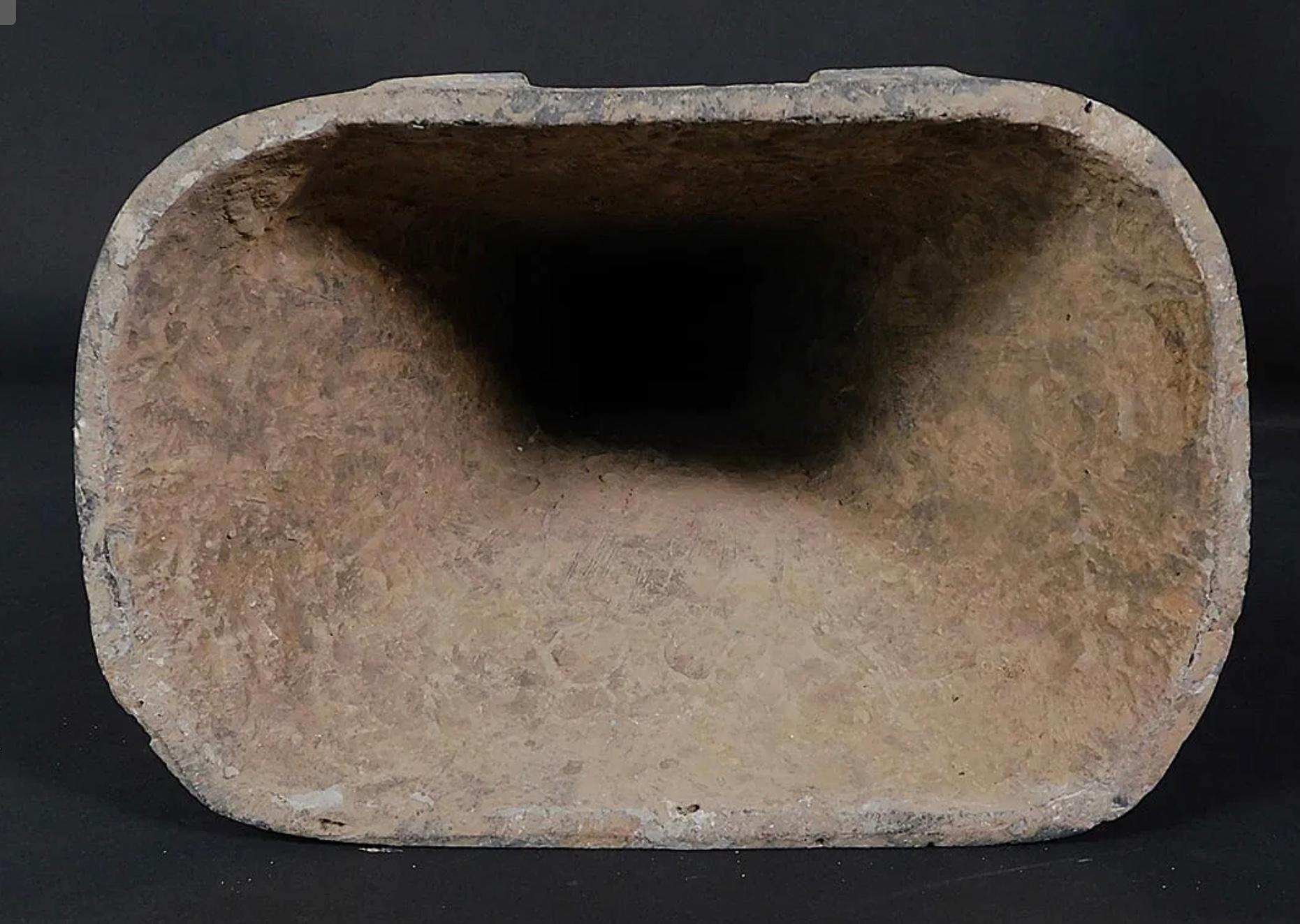 Terracotta Dinastia Han Rari e Grandi Partecipanti Di Corte Testati in vendita