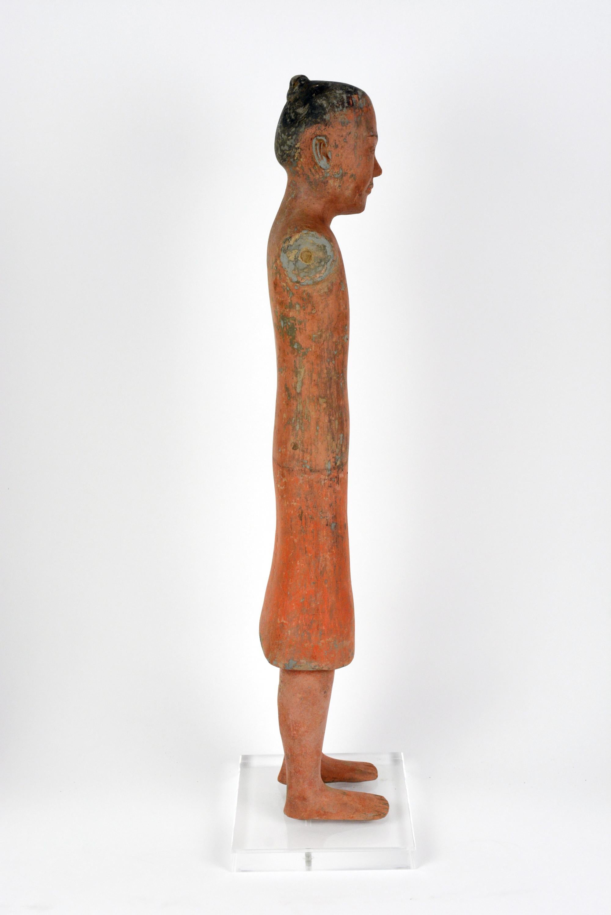 Han Dynasty Stick Figure from Xian In Good Condition For Sale In Santa Monica, CA
