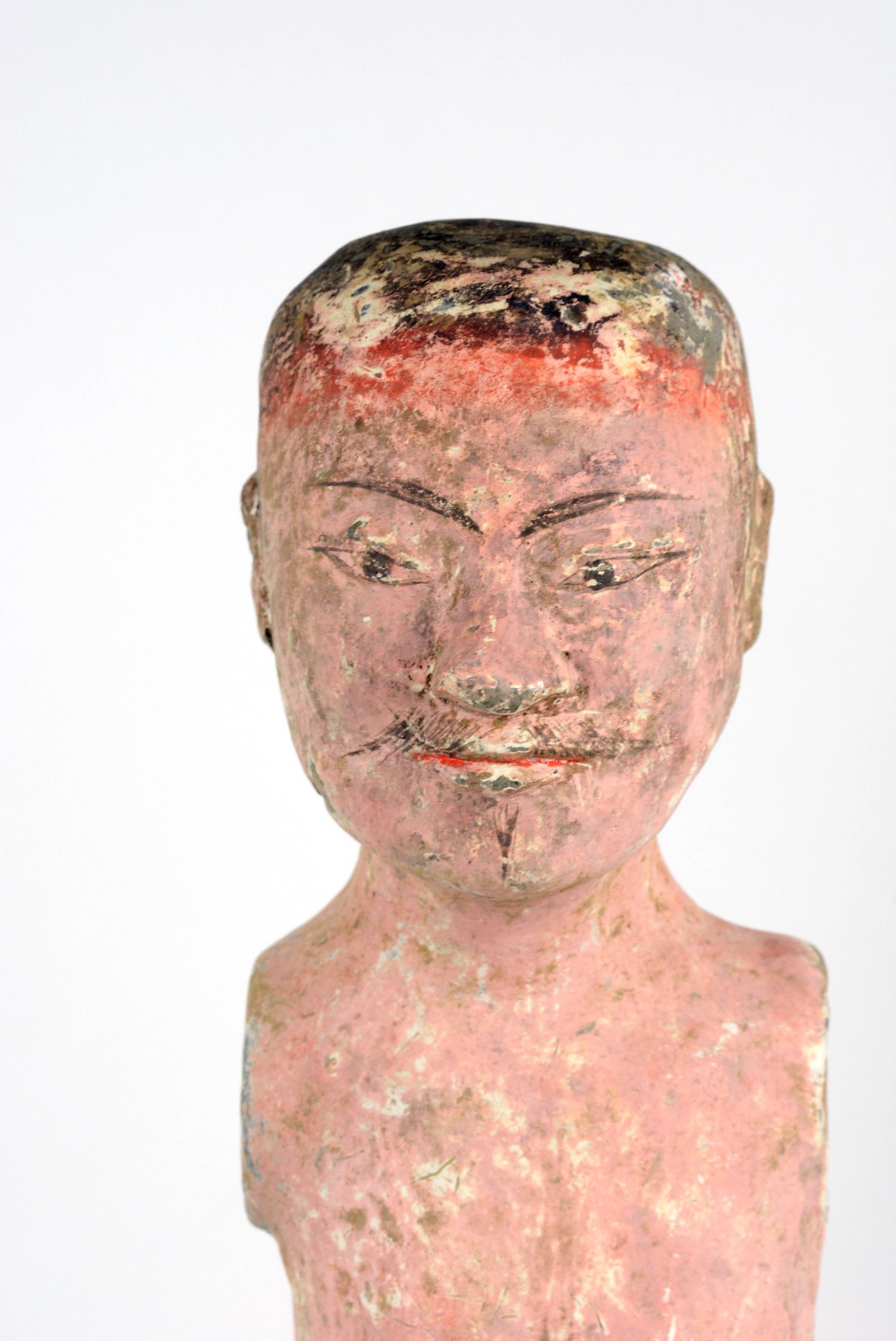 Han Dynasty Stick Figure from Xian For Sale 1
